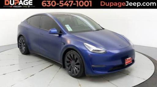 TESLA MODEL Y 2021 5YJYGDEF8MF201591 image